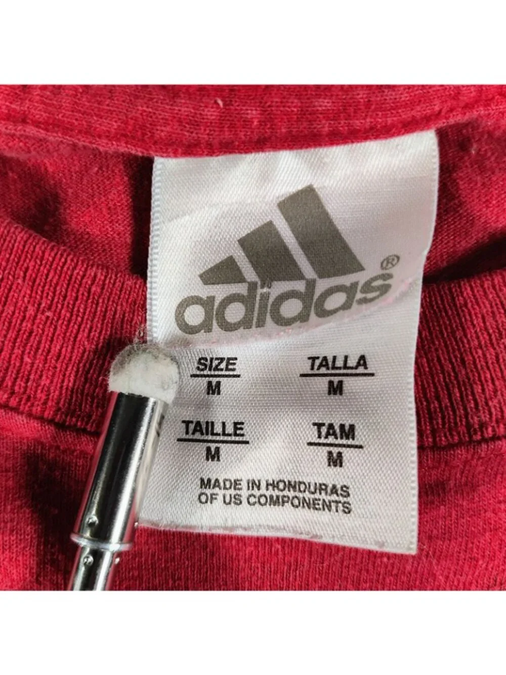 Adidas Real Salt Lake Logo Major League Soccer Red Long Sleeve Graphic Shirt (M)